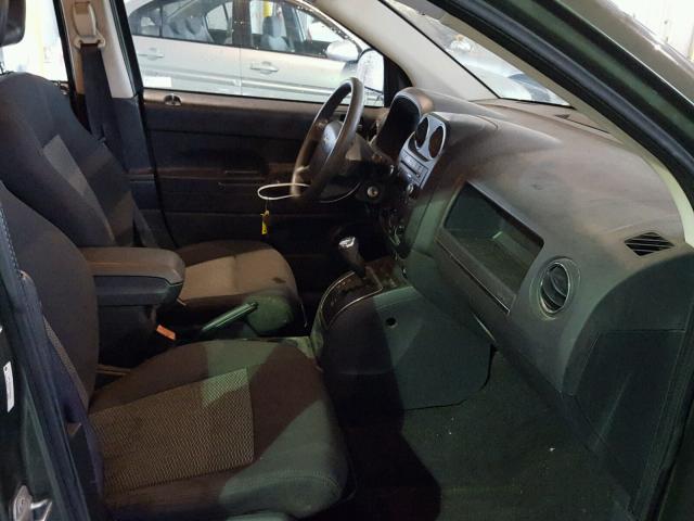 1J4FT47A39D230185 - 2009 JEEP COMPASS SP 绿色 照片 5