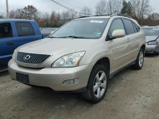 2T2HA31U54C031934 - 2004 LEXUS RX 330 BEIGE photo 2