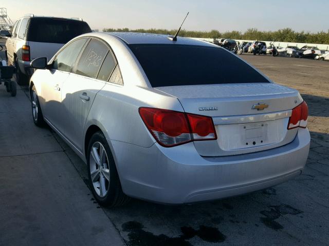 1G1PG5SC0C7371887 - 2012 CHEVROLET CRUZE LT SILVER photo 3