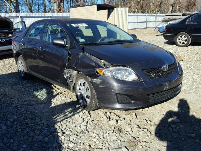 2T1BU4EE7AC510376 - 2010 TOYOTA COROLLA BA GRAY photo 1