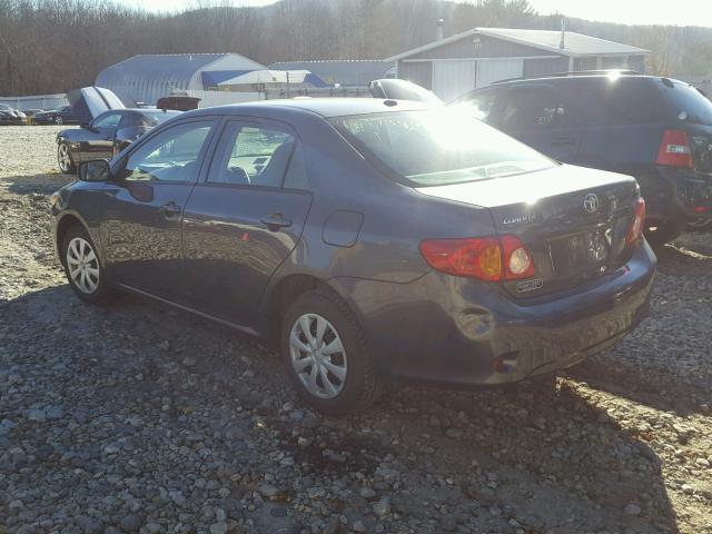 2T1BU4EE7AC510376 - 2010 TOYOTA COROLLA BA GRAY photo 3