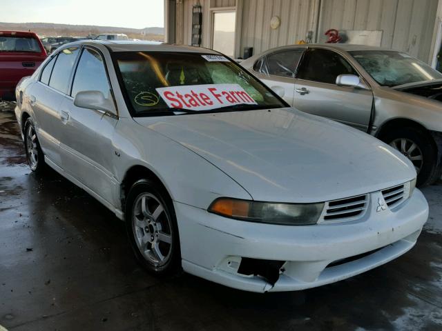 4A3AA46H72E061225 - 2002 MITSUBISHI GALANT ES WHITE photo 1