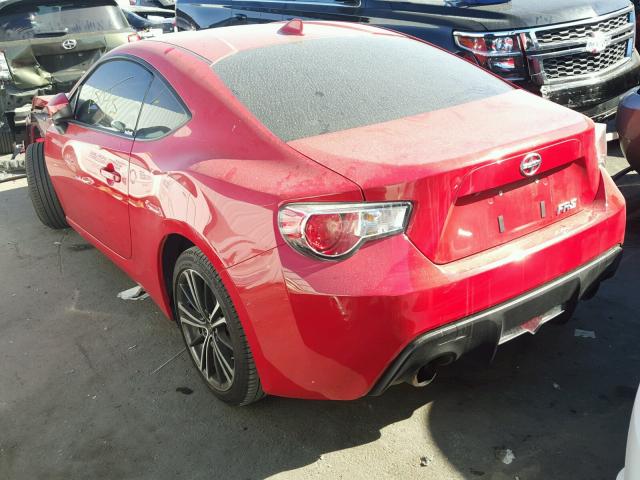 JF1ZNAA12G8708810 - 2016 TOYOTA SCION FR-S წითელი ფოტო 3