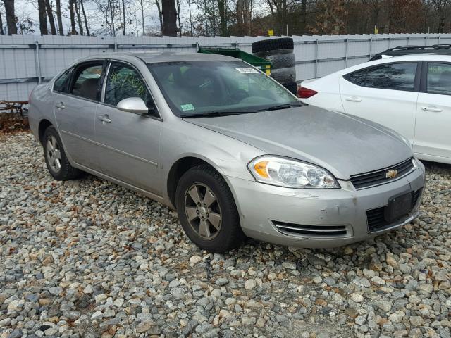 2G1WT55N189184524 - 2008 CHEVROLET IMPALA LT SILVER photo 1