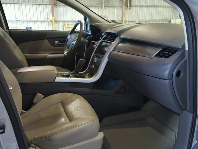 2FMDK3JC5BBB64878 - 2011 FORD EDGE SEL SILVER photo 5