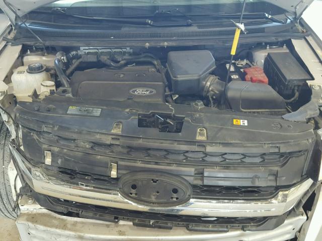 2FMDK3JC5BBB64878 - 2011 FORD EDGE SEL SILVER photo 7