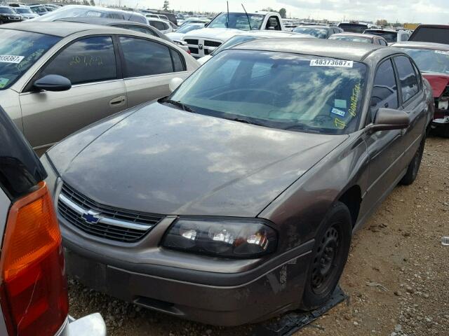 2G1WF52E839246277 - 2003 CHEVROLET IMPALA GRAY photo 2