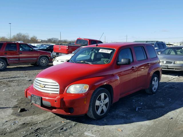 3GNCA13BX9S643546 - 2009 CHEVROLET HHR LS RED photo 2