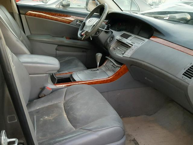 4T1BK36B06U113697 - 2006 TOYOTA AVALON XL GRAY photo 5