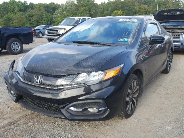 2HGFG3B06EH505341 - 2014 HONDA CIVIC EXL 黑色 照片 2