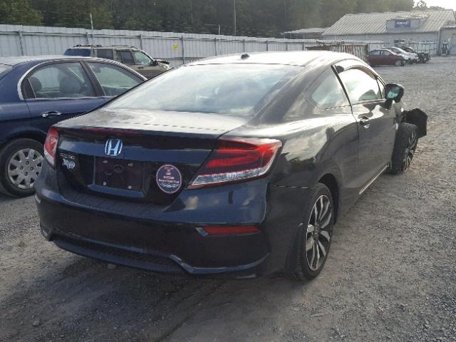 2HGFG3B06EH505341 - 2014 HONDA CIVIC EXL 黑色 照片 4