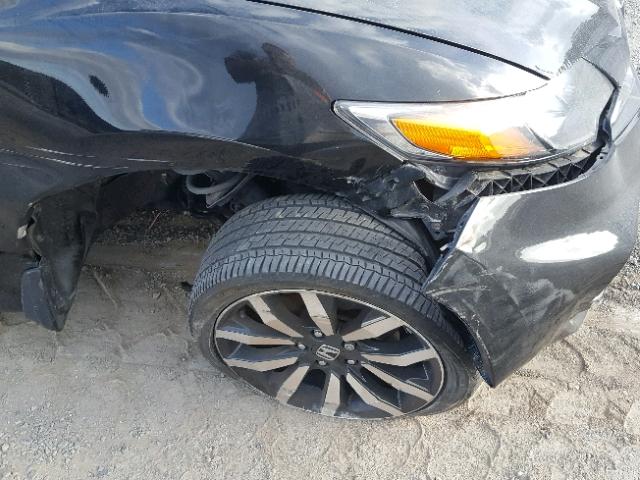 2HGFG3B06EH505341 - 2014 HONDA CIVIC EXL 黑色 照片 9