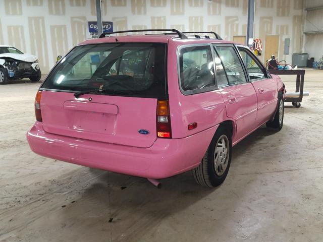 3FALP15P1VR150992 - 1997 FORD ESCORT LX PINK photo 4