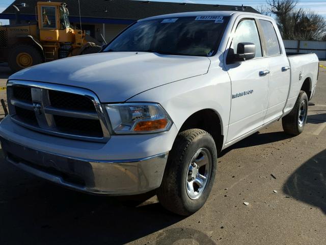 1D7RV1GP4BS674747 - 2011 DODGE RAM 1500 WHITE photo 2