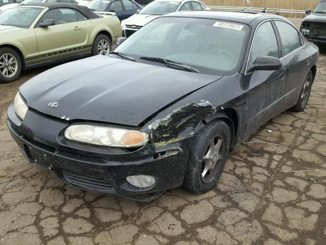 1G3GR64H814250099 - 2001 OLDSMOBILE AURORA BLACK photo 2