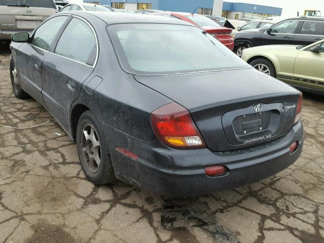 1G3GR64H814250099 - 2001 OLDSMOBILE AURORA BLACK photo 3