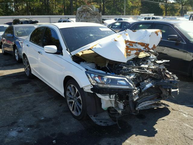 1HGCR2F51FA124817 - 2015 HONDA ACCORD SPO WHITE photo 1