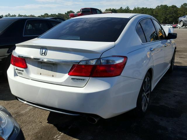 1HGCR2F51FA124817 - 2015 HONDA ACCORD SPO WHITE photo 4