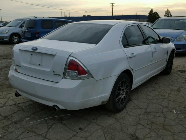 3FAFP07166R153744 - 2006 FORD FUSION SE WHITE photo 4