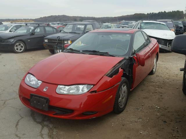 1G8ZY14751Z295262 - 2001 SATURN SC2 RED photo 2