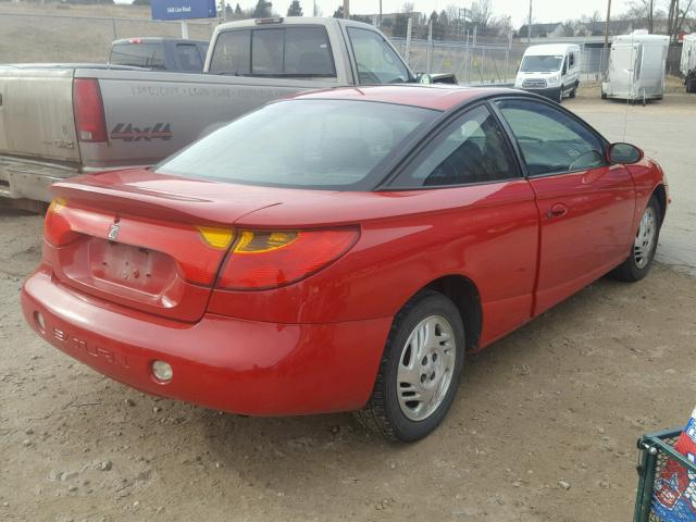 1G8ZY14751Z295262 - 2001 SATURN SC2 RED photo 4