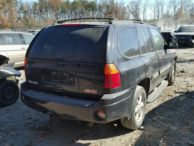 1GKDT13SX42182638 - 2004 GMC ENVOY BLACK photo 4