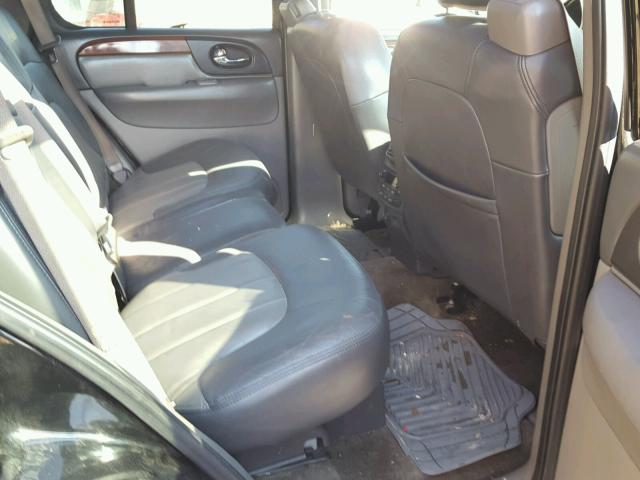 1GKDT13SX42182638 - 2004 GMC ENVOY BLACK photo 6