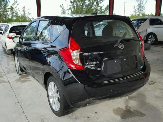 3N1CE2CP7FL397644 - 2015 NISSAN VERSA NOTE BLACK photo 3