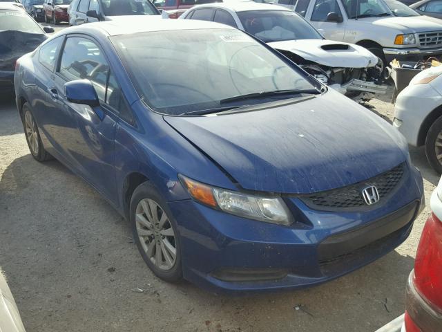 2HGFG3B05CH515808 - 2012 HONDA CIVIC EXL BLUE photo 1