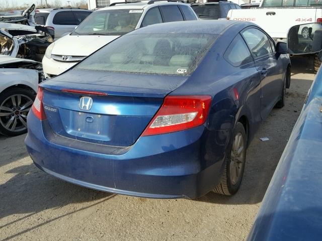 2HGFG3B05CH515808 - 2012 HONDA CIVIC EXL BLUE photo 4