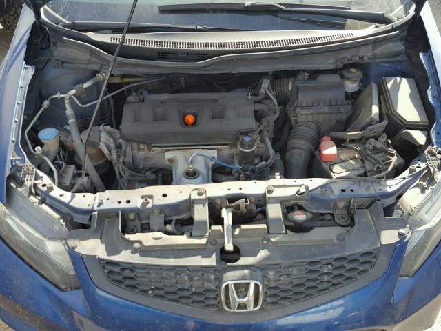 2HGFG3B05CH515808 - 2012 HONDA CIVIC EXL BLUE photo 7