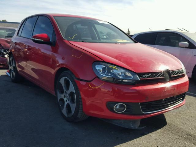 WVWDB7AJXDW119530 - 2013 VOLKSWAGEN GOLF 红色 照片 1