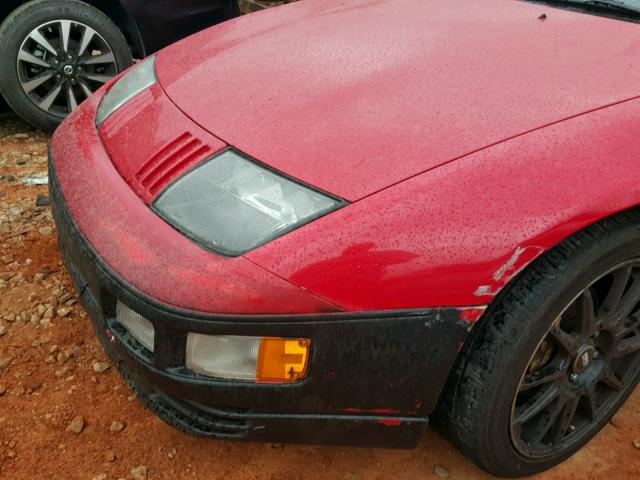 JN1RZ26H8PX536138 - 1993 NISSAN 300ZX 2+2 RED photo 10