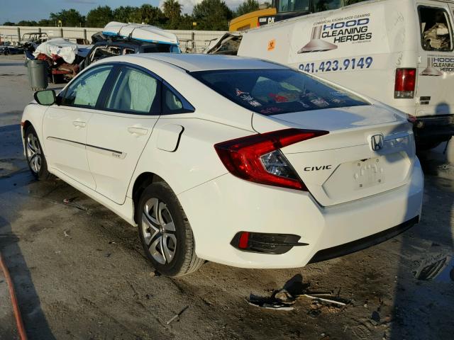 19XFC2F5XHE001742 - 2017 HONDA CIVIC LX WHITE photo 3