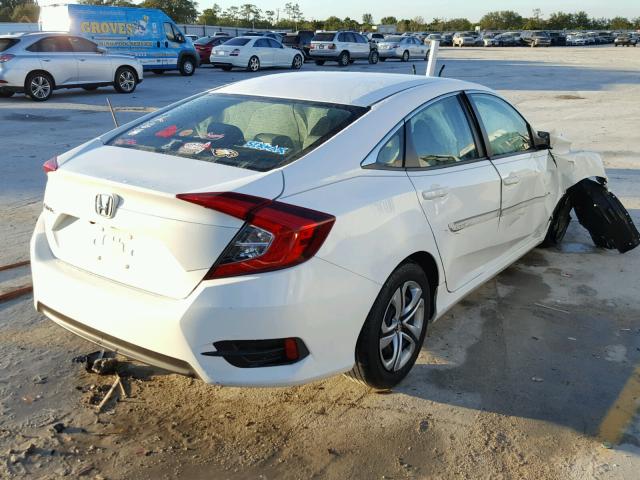 19XFC2F5XHE001742 - 2017 HONDA CIVIC LX WHITE photo 4