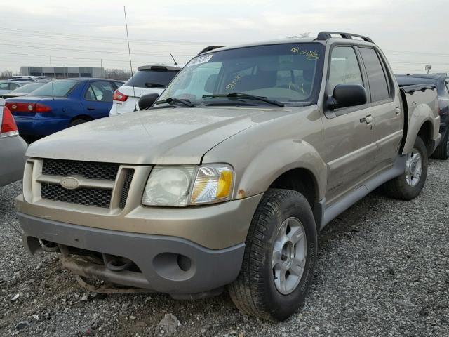 1FMZU77E31UC66446 - 2001 FORD EXPLORER S GOLD photo 2