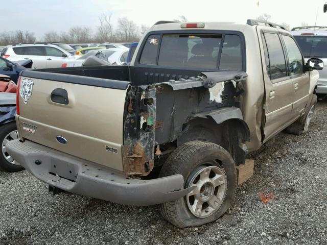 1FMZU77E31UC66446 - 2001 FORD EXPLORER S GOLD photo 4