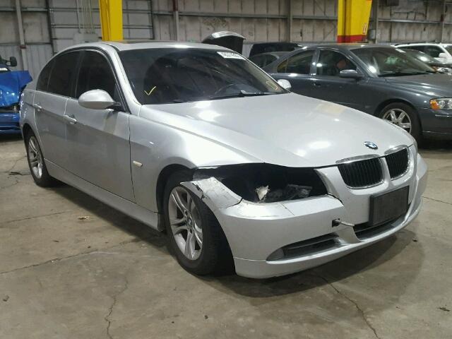 WBAVC53568FZ82771 - 2008 BMW 328 I SULE SILVER photo 1