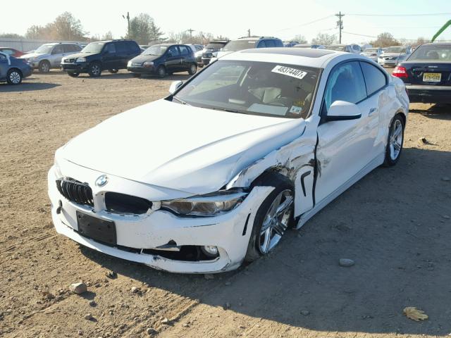 WBA3N9C52EK245935 - 2014 BMW 428 XI WHITE photo 2