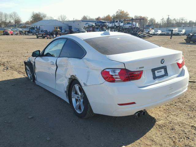 WBA3N9C52EK245935 - 2014 BMW 428 XI WHITE photo 3