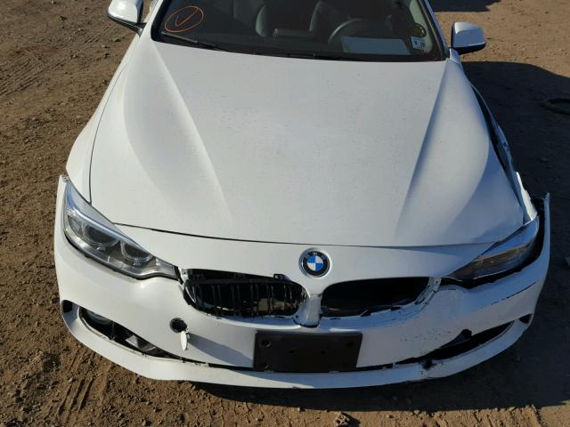 WBA3N9C52EK245935 - 2014 BMW 428 XI WHITE photo 7