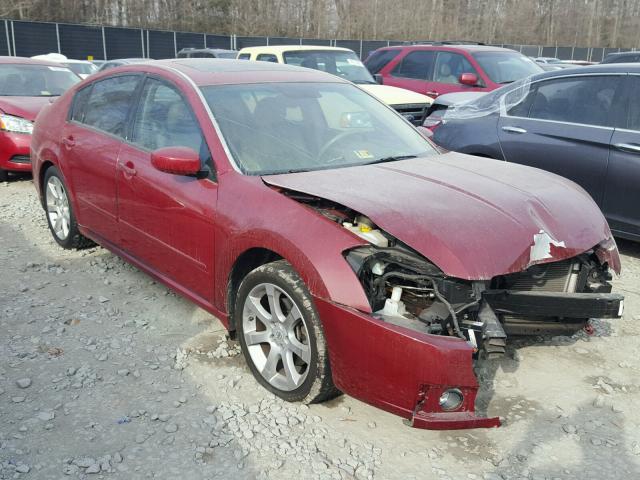 1N4BA41E87C828321 - 2007 NISSAN MAXIMA SE BURGUNDY photo 1