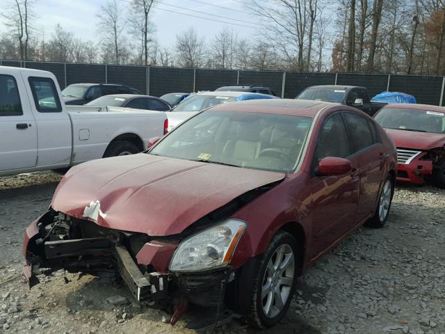 1N4BA41E87C828321 - 2007 NISSAN MAXIMA SE BURGUNDY photo 2