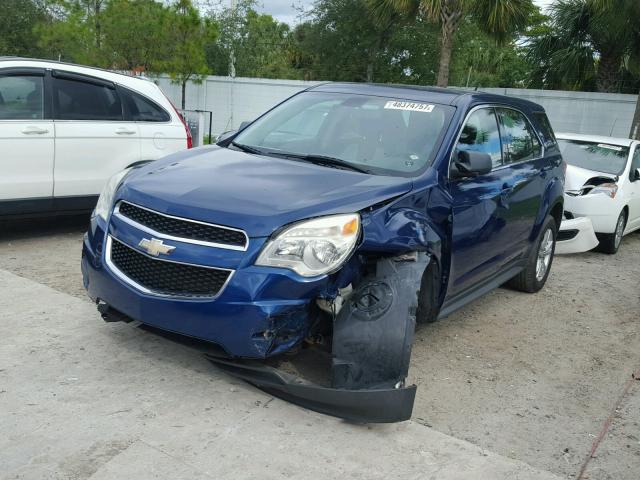 2CNALBEWXA6290465 - 2010 CHEVROLET EQUINOX LS BLUE photo 2