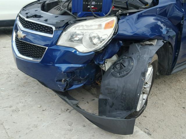 2CNALBEWXA6290465 - 2010 CHEVROLET EQUINOX LS BLUE photo 9