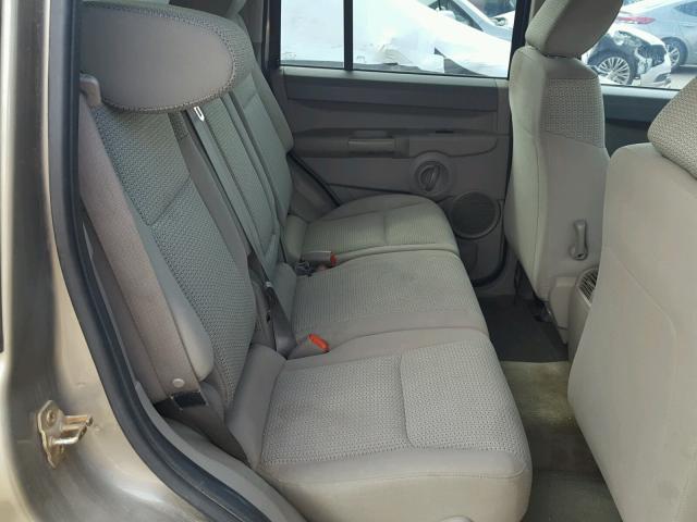 1J8HG48K46C257612 - 2006 JEEP COMMANDER Qəhvəyi foto 6