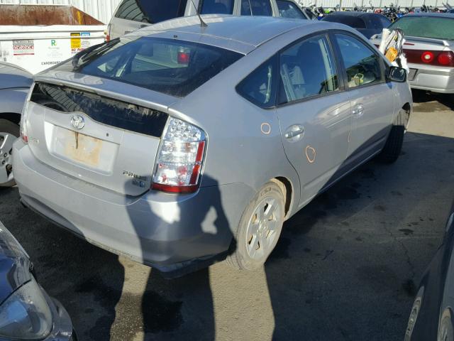 JTDKB20U183414769 - 2008 TOYOTA PRIUS SILVER photo 4