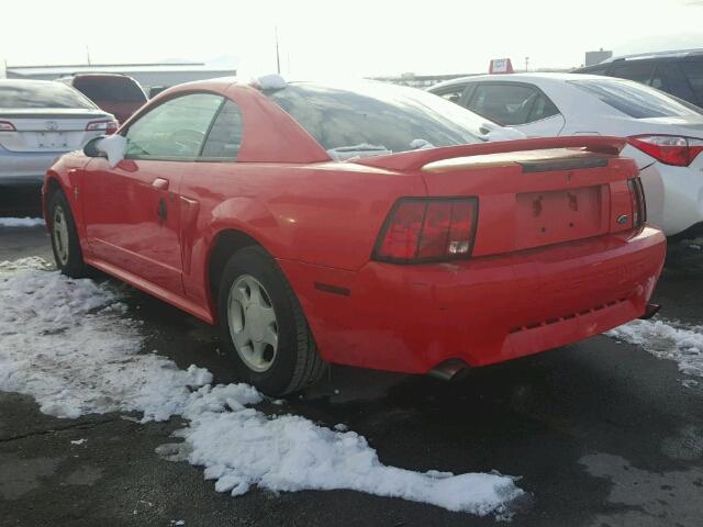1FAFP4043YF131695 - 2000 FORD MUSTANG RED photo 3