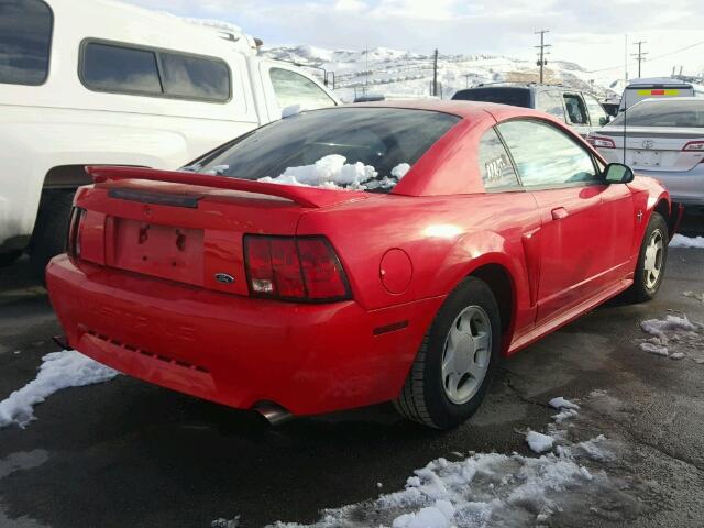 1FAFP4043YF131695 - 2000 FORD MUSTANG RED photo 4