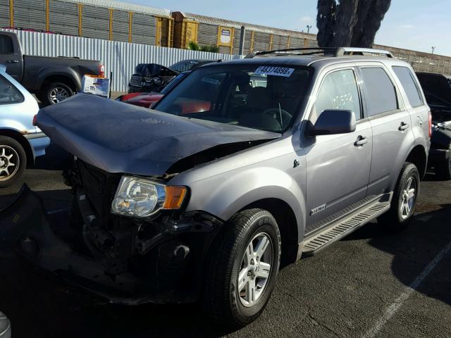 1FMCU49H68KE11089 - 2008 FORD ESCAPE HEV GRAY photo 2